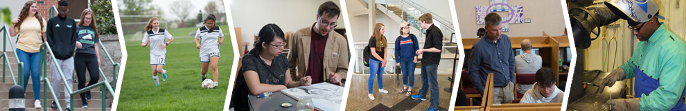 Collage of JWCC students, faculty, and staff