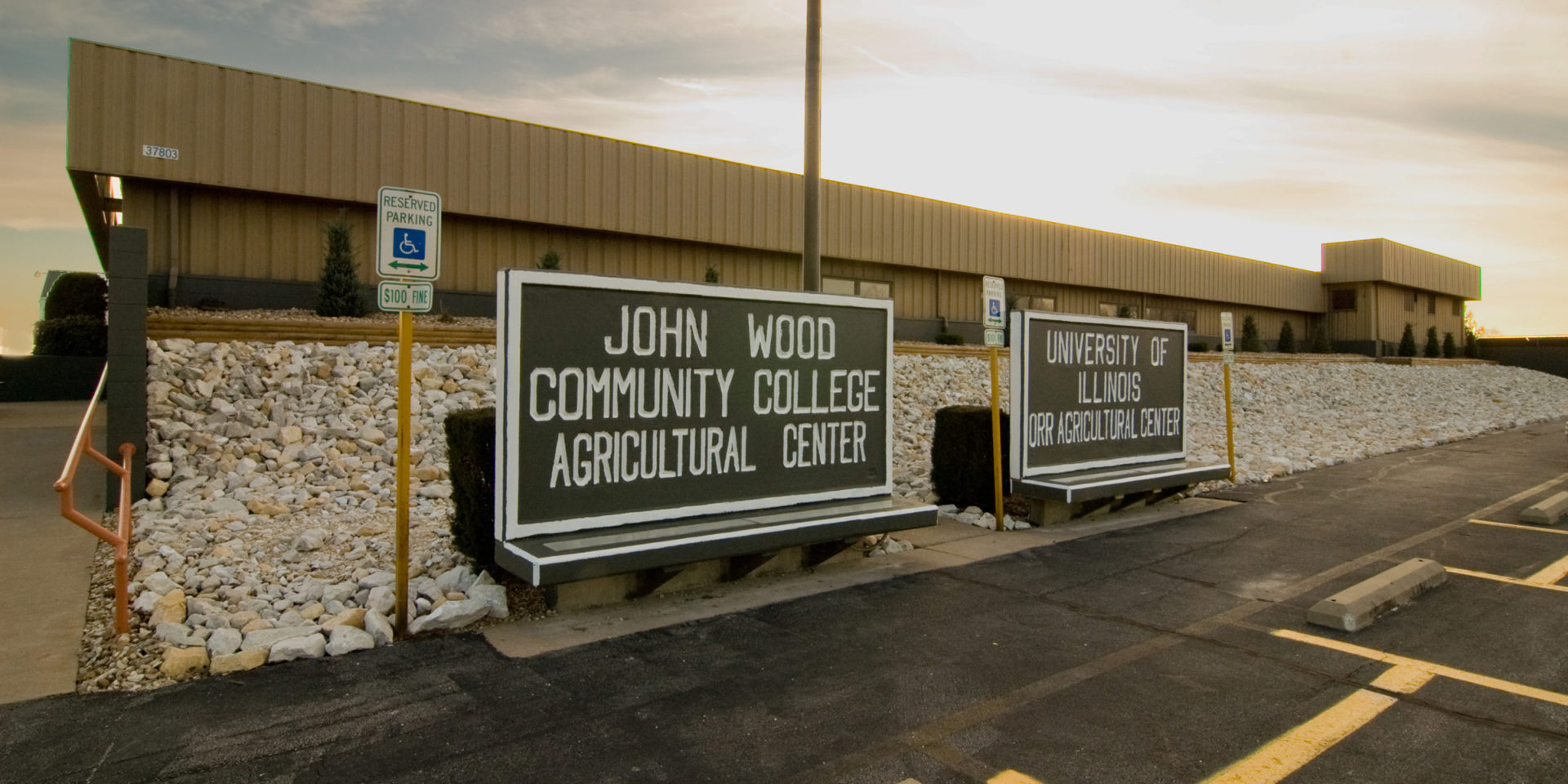 Front of JWCC Ag Center