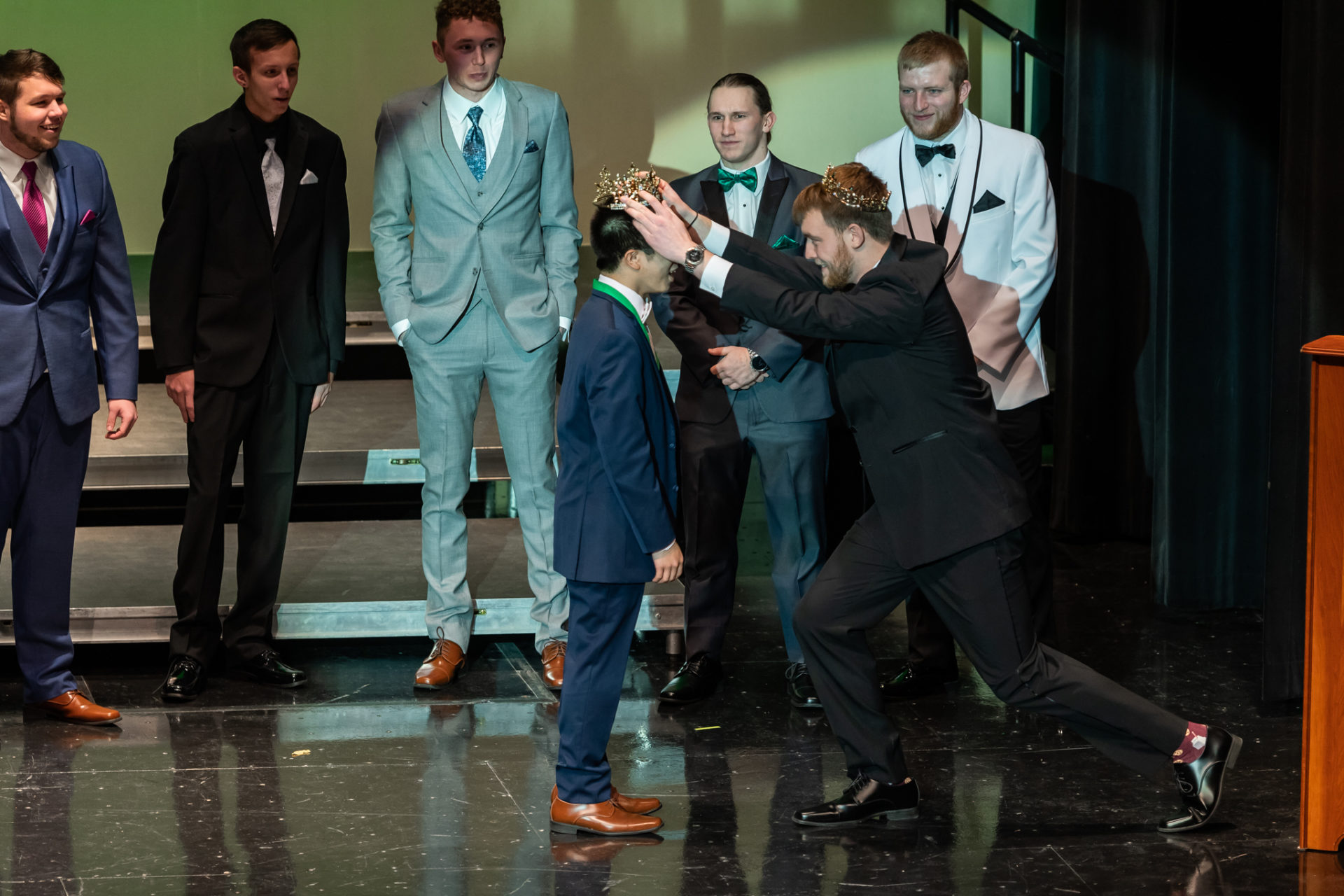 Freshman receives Mr. John Wood crown