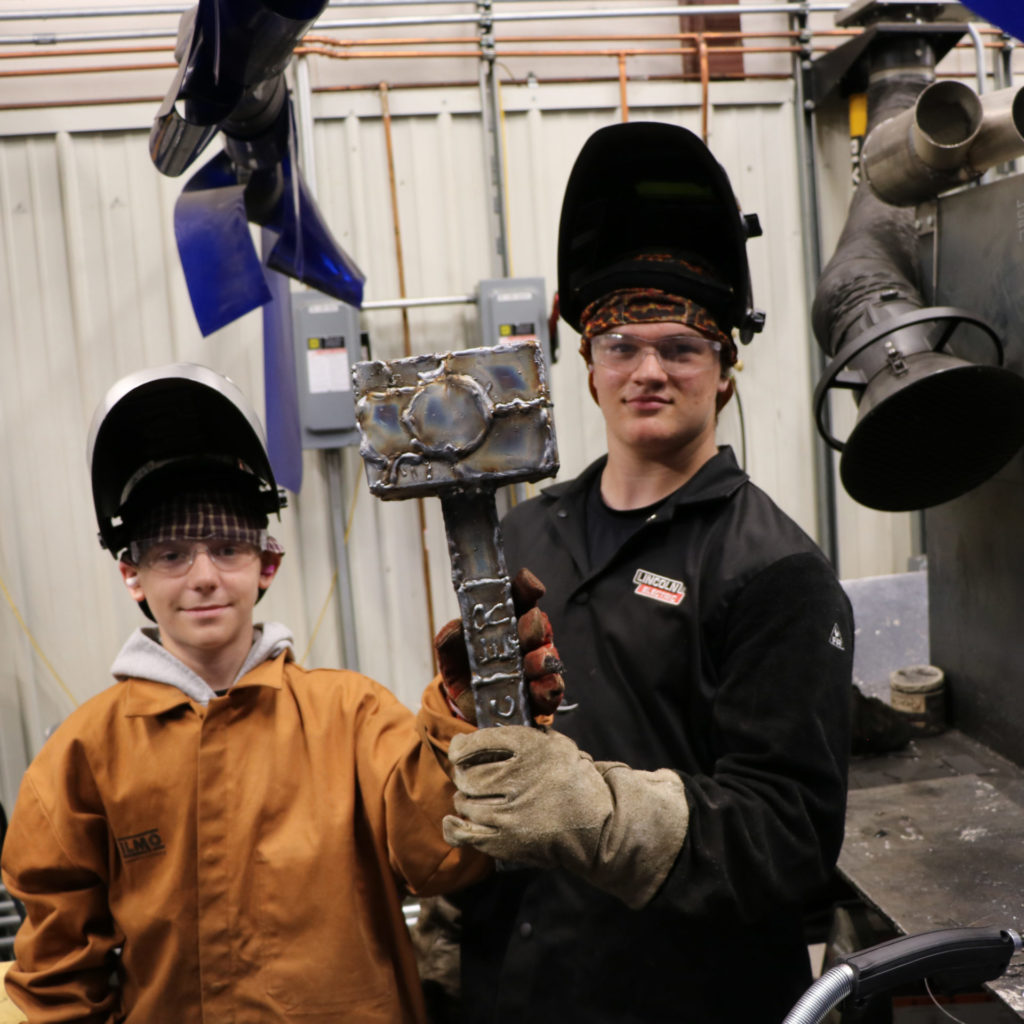 jdub students welding