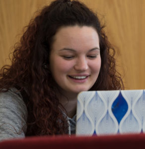 Student at laptop