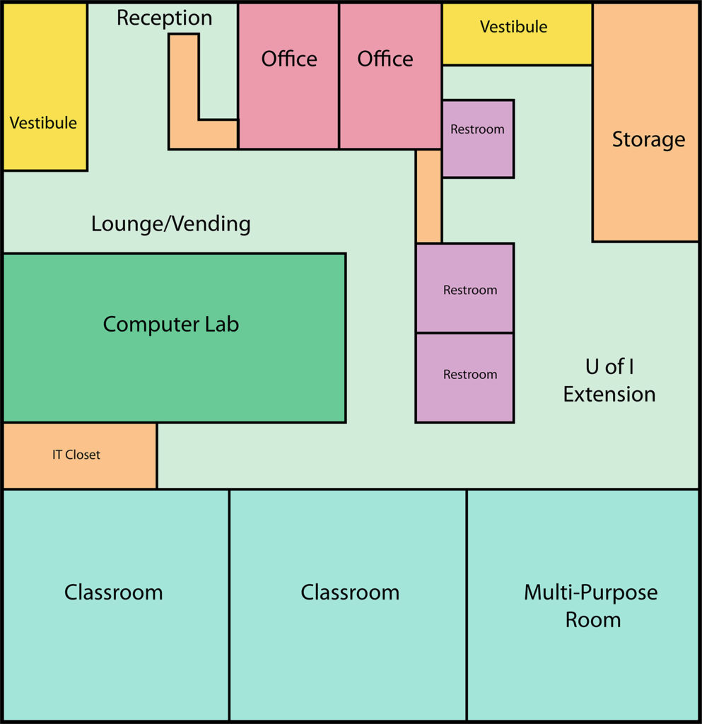 Mt. Sterling Education Center floor plan