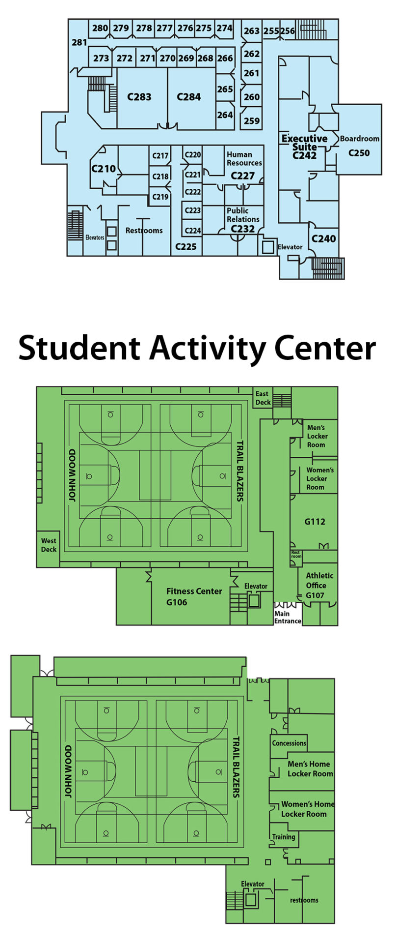 3rd Level; Student Activity Center