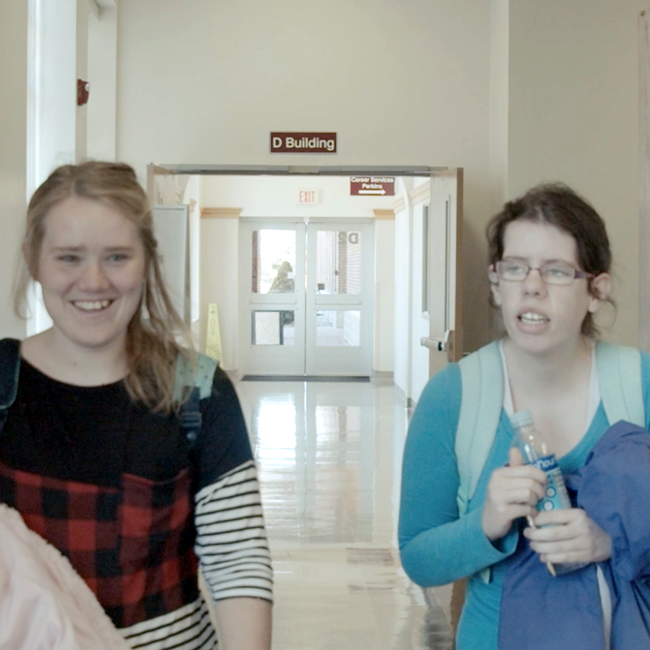 CFL-HALLWAYS CFL students in hallway