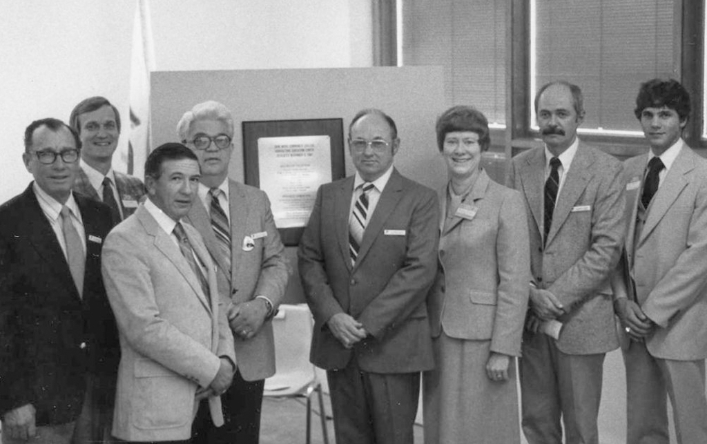 1981 JWCC board members at Ag Center Dedication