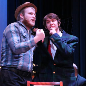 Two students perform at JWCC's theater