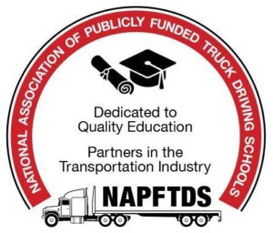 Logo of the National Association of Publicly funded Truck Driving Schools