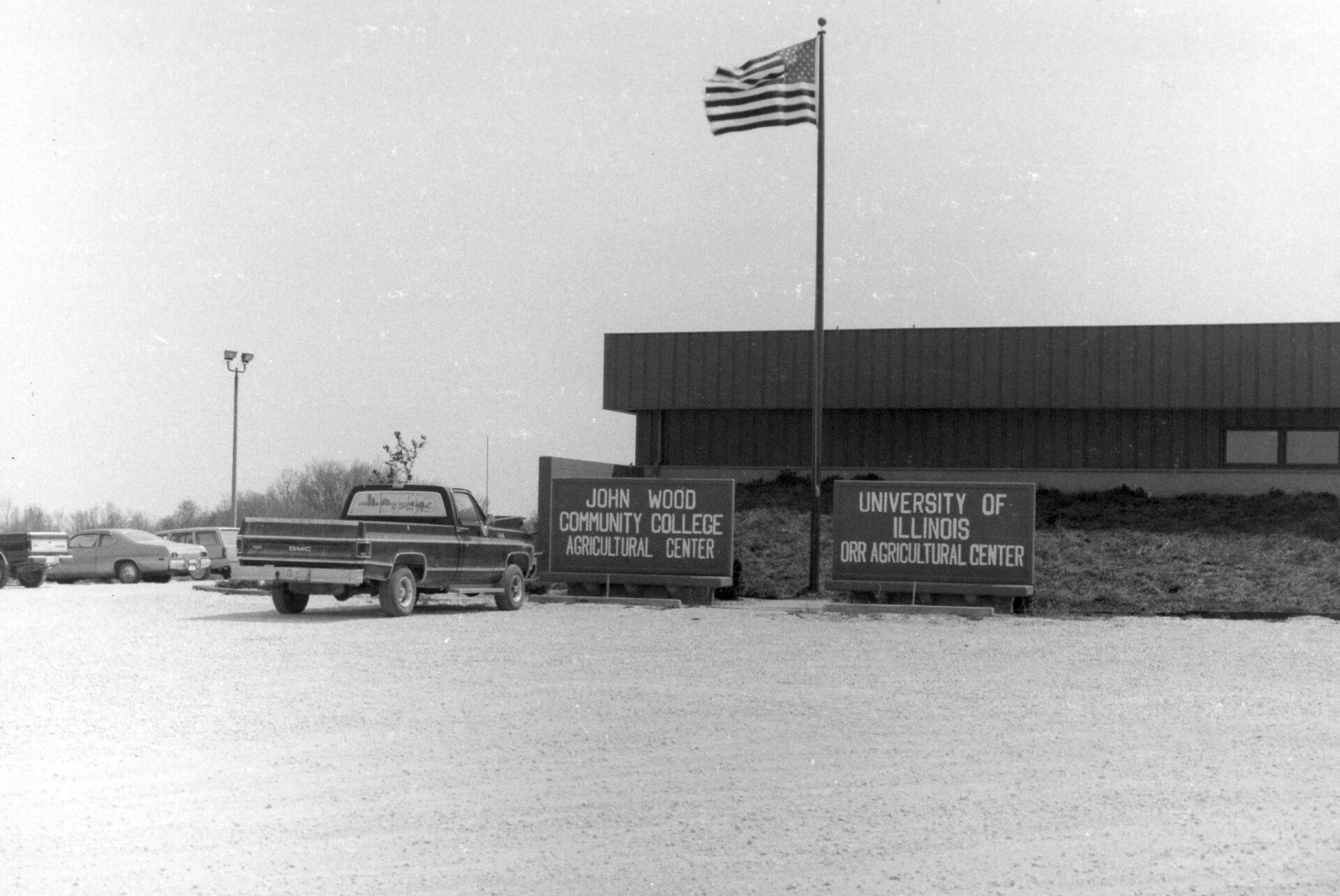 Historic photo of the Ag Center in Perry.