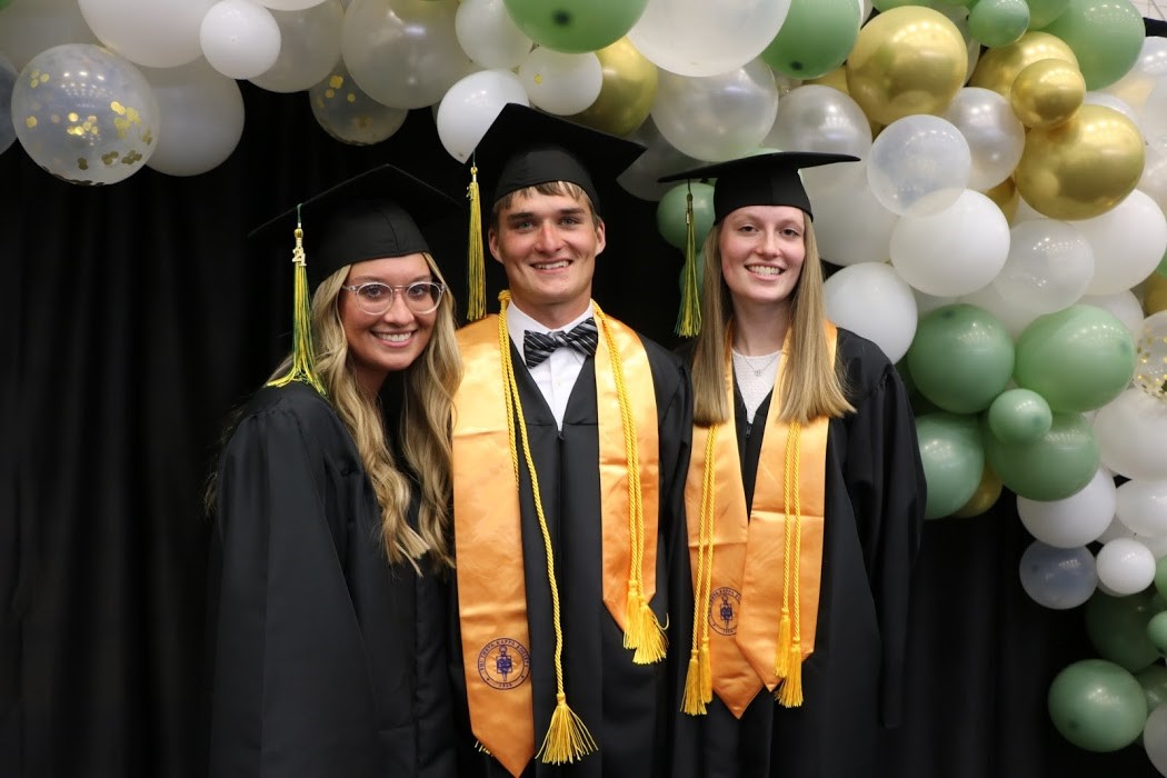 The Smith triplets at their JWCC graduation