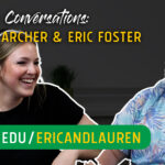 Photo of Eric Foster and Lauren Archer Laughing