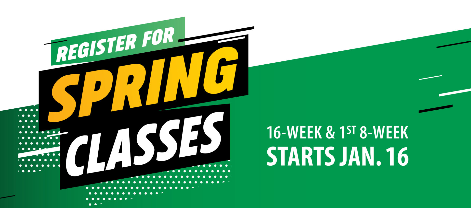 Register for Spring Classes